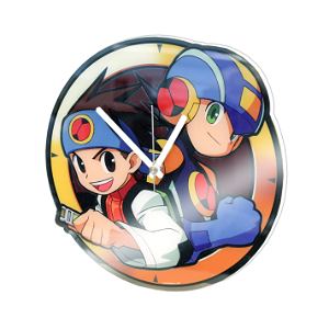 Rockman EXE Acrylic Clock: Rockman & Netto Hikari