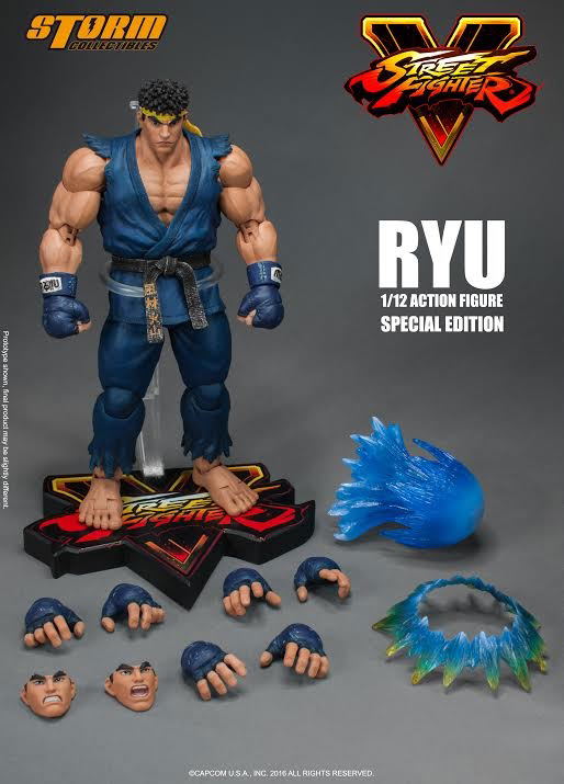 Street Fighter V 1/12 Scale Pre-Painted Action Figure: Ryu Special
