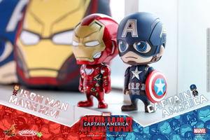 Captain America Civil War Cosbaby (L) Bobble-Head: Iron Man Mark XLVI