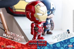 Captain America Civil War Cosbaby (L) Bobble-Head: Iron Man Mark XLVI