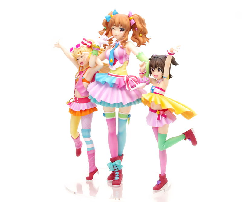 The Idolmaster Cinderella Girls Dream Tech 1/8 Scale Figure: Decoration Jougasaki Rika & Moroboshi Kirari & Akagi Miria Premium Set image 2