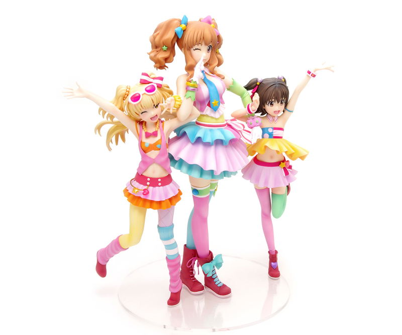 The Idolmaster Cinderella Girls Dream Tech 1/8 Scale Figure: Decoration Jougasaki Rika & Moroboshi Kirari & Akagi Miria Premium Set image 3