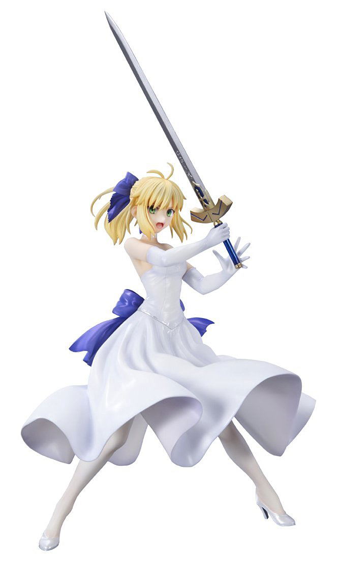 Fate/Stay Night Unlimited Blade Works 1/8 Scale Pre-Painted Figure: Saber White Dress Ver. (Re-run) image 1
