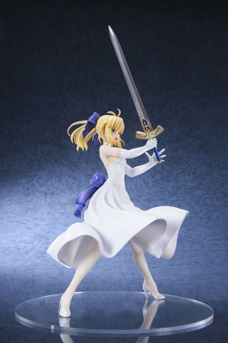 Fate/Stay Night Unlimited Blade Works 1/8 Scale Pre-Painted Figure: Saber White Dress Ver. (Re-run) image 10