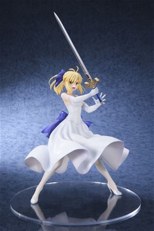 Fate/Stay Night Unlimited Blade Works 1/8 Scale Pre-Painted Figure: Saber White Dress Ver. (Re-run)