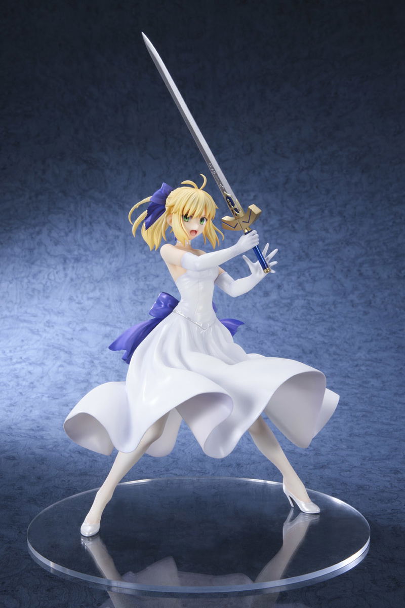 Fate/Stay Night Unlimited Blade Works 1/8 Scale Pre-Painted Figure: Saber White Dress Ver. (Re-run) image 2