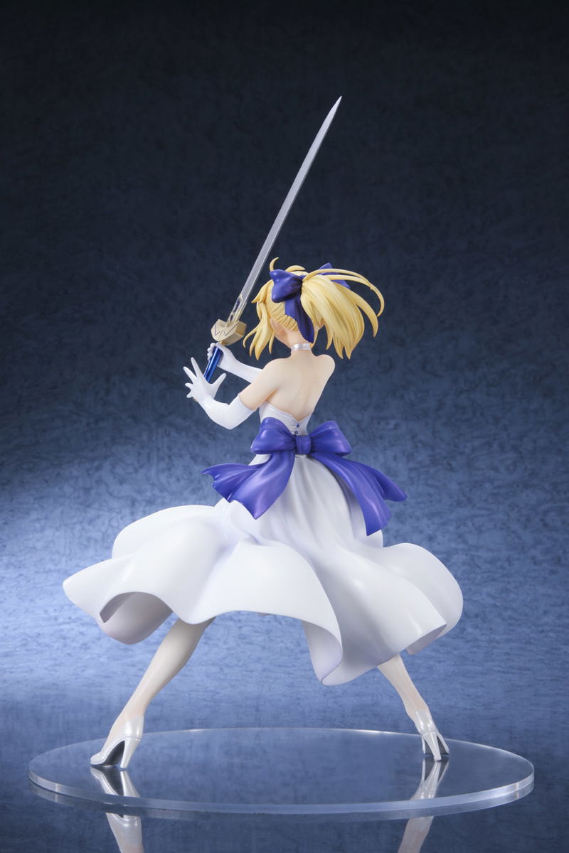Fate/Stay Night Unlimited Blade Works 1/8 Scale Pre-Painted Figure: Saber White Dress Ver. (Re-run) image 3