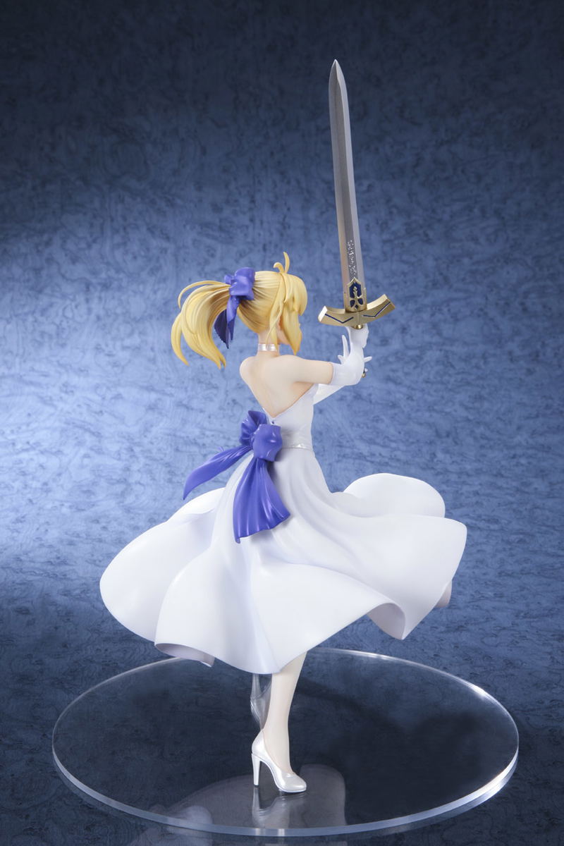 Fate/Stay Night Unlimited Blade Works 1/8 Scale Pre-Painted Figure: Saber White Dress Ver. (Re-run) image 4