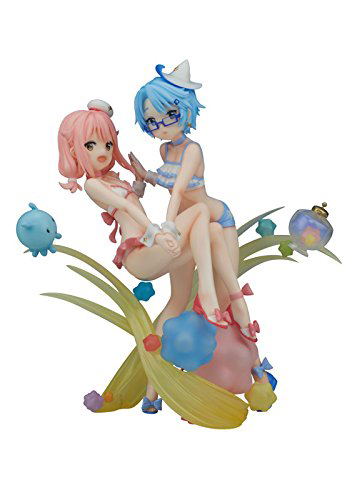 Wish Upon the Pleiades 1/8 Scale Pre-Painted Figure: Subaru & Aoi Swimsuit Ver. image 1