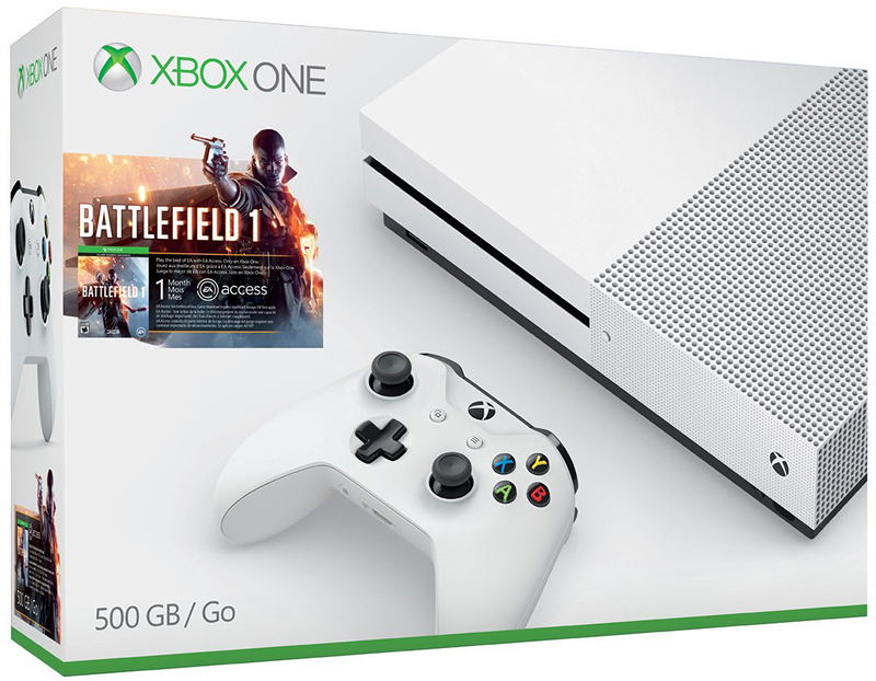 Xbox One S Battlefield 1 Bundle (500GB Console) image 1
