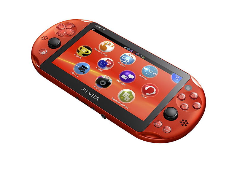 PS Vita PlayStation Vita New Slim Model - PCH-2000 (Metallic Red) image 2