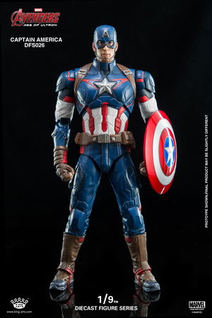 King Arts Avengers Age of Ultron 1/9 Diecast Figure Series: Captain America_