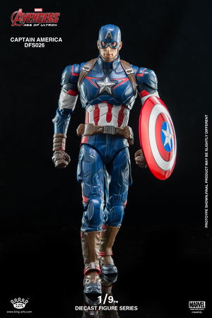 King Arts Avengers Age of Ultron 1/9 Diecast Figure Series: Captain America_