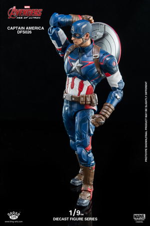 King Arts Avengers Age of Ultron 1/9 Diecast Figure Series: Captain America_