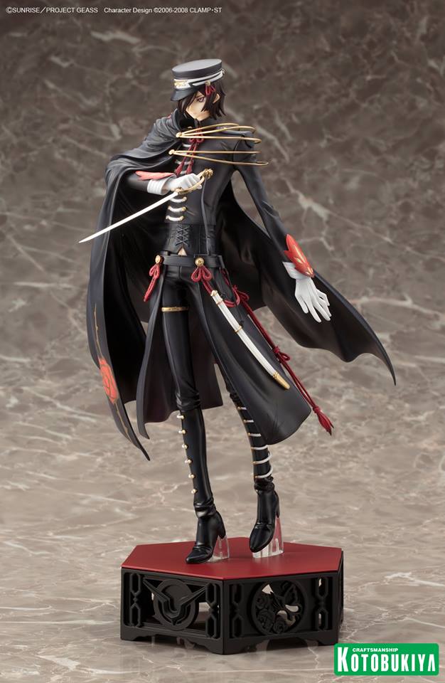 ARTFX J Code Geass Lelouch of the Rebellion R2: Lelouch Code Black 1st Live Encore! Ver. (Re-run) image 6