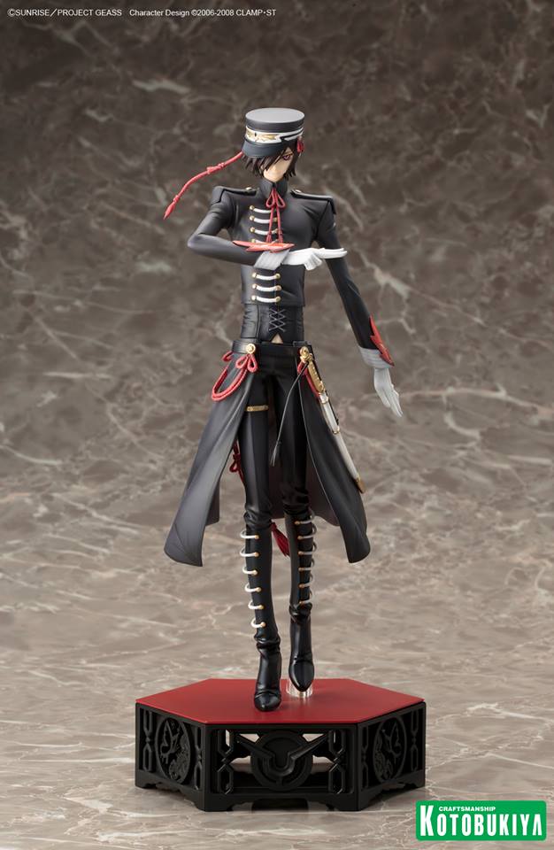 ARTFX J Code Geass Lelouch of the Rebellion R2: Lelouch Code Black 1st Live Encore! Ver. (Re-run) image 4