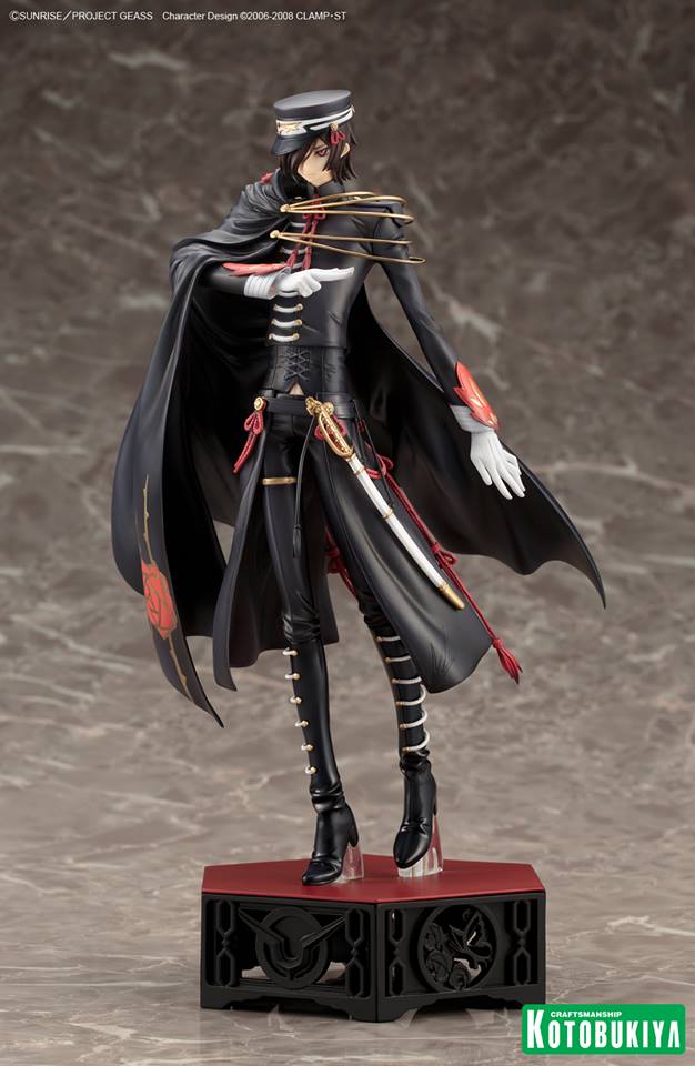 ARTFX J Code Geass Lelouch of the Rebellion R2: Lelouch Code Black 1st Live Encore! Ver. (Re-run) image 5