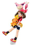 G.E.M. Series Pocket Monsters Pre-Painted PVC Figure: Haruka & Torchic & Skitty thumbnail 1