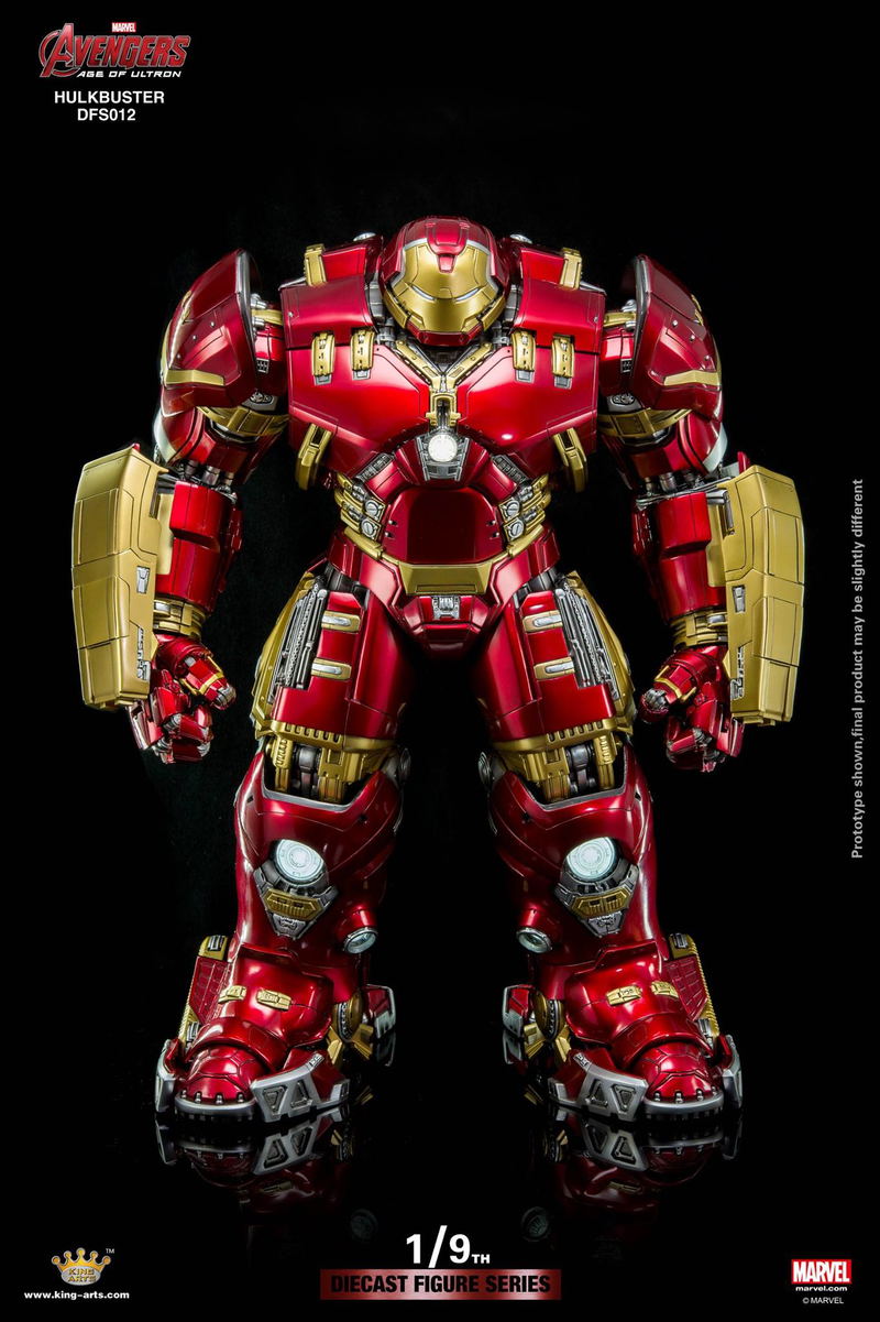 King Arts Avengers Age of Ultron 1/9 Diecast Figure Series: Hulkbuster image 1