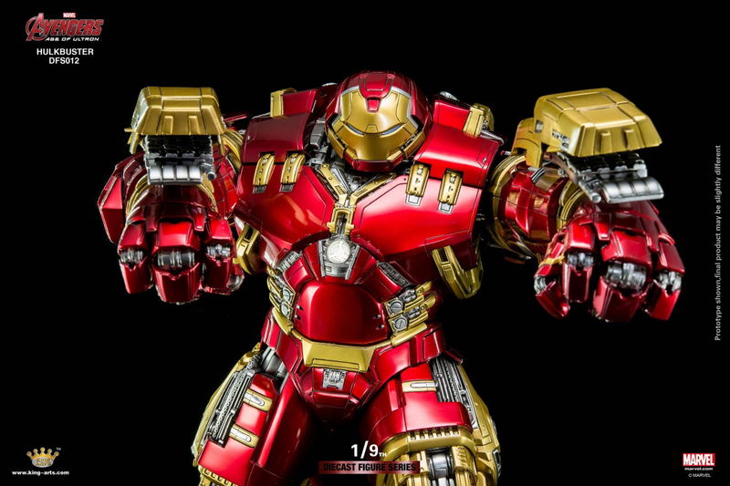 King Arts Avengers Age of Ultron 1/9 Diecast Figure Series: Hulkbuster image 11