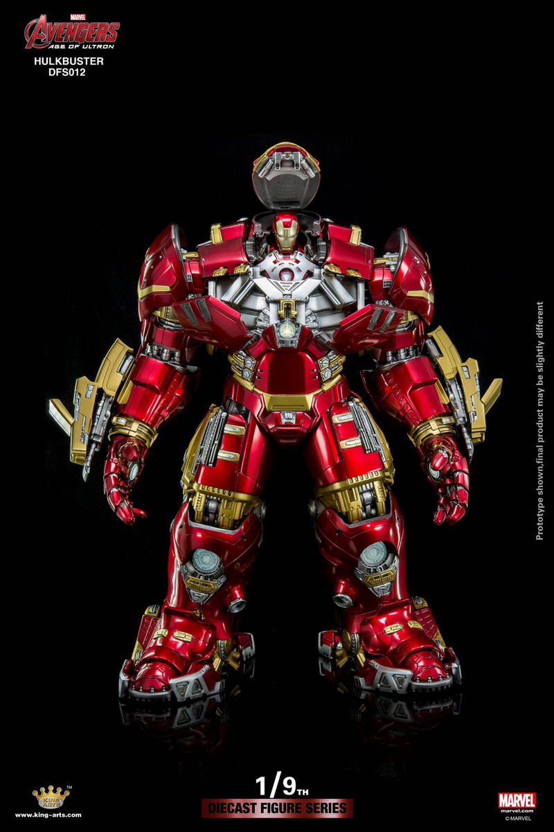 King Arts Avengers Age of Ultron 1/9 Diecast Figure Series: Hulkbuster image 14