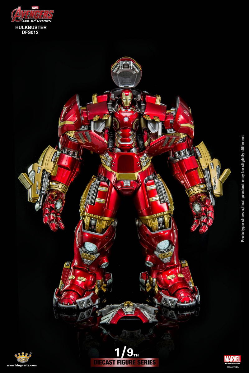 King Arts Avengers Age of Ultron 1/9 Diecast Figure Series: Hulkbuster image 15
