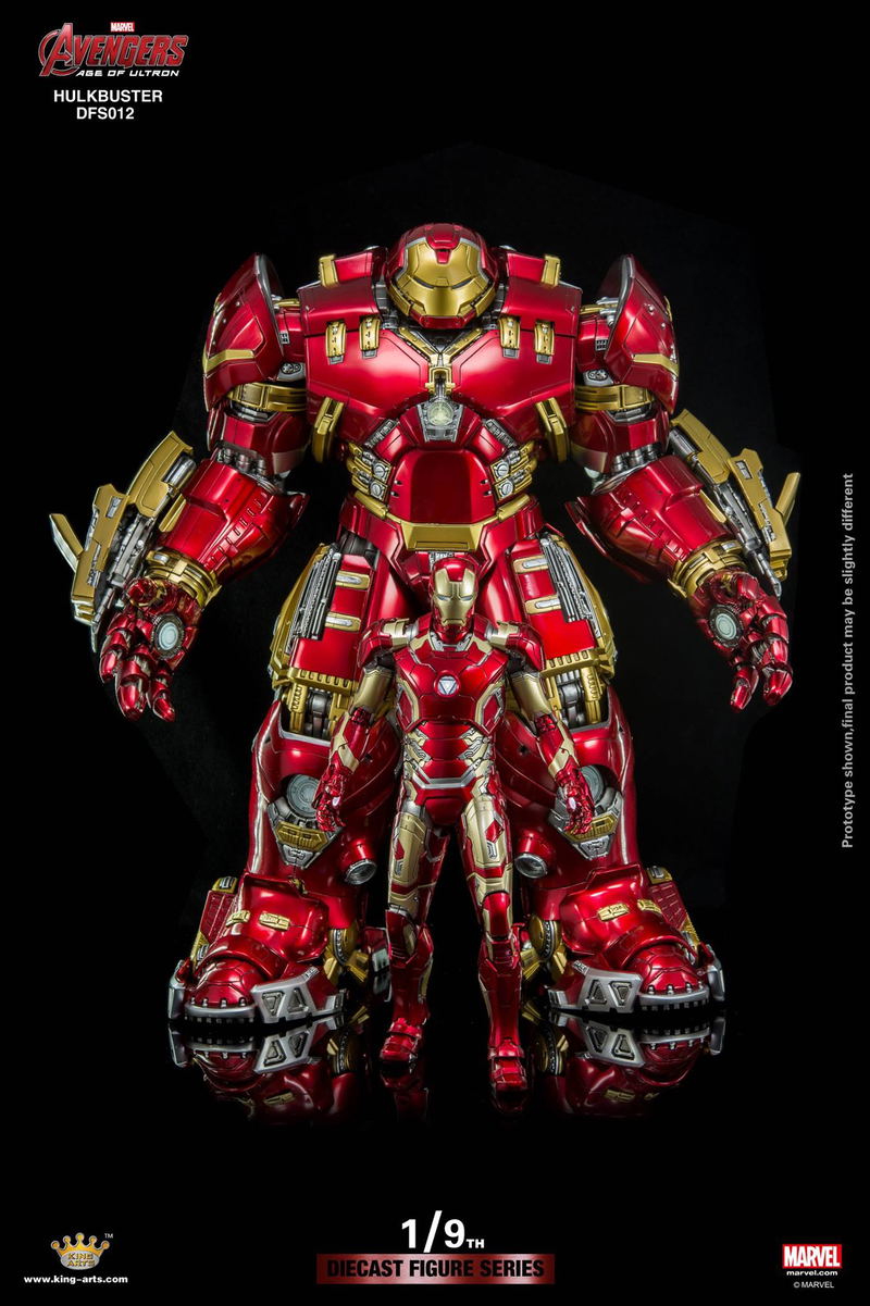 King Arts Avengers Age of Ultron 1/9 Diecast Figure Series: Hulkbuster image 16