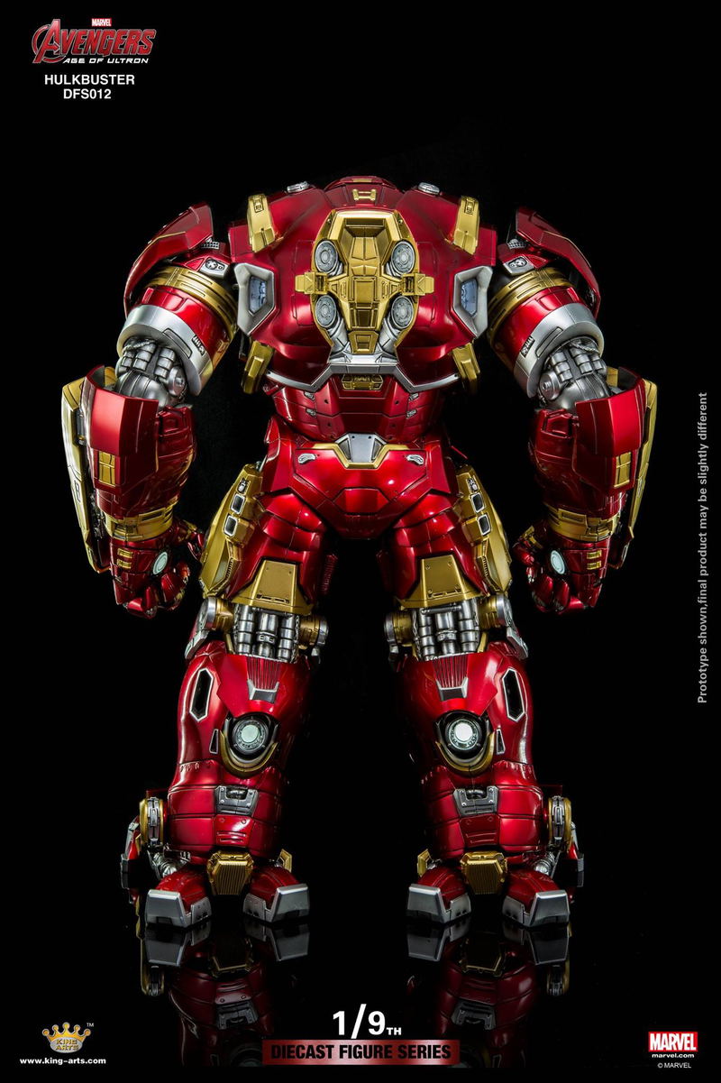 King Arts Avengers Age of Ultron 1/9 Diecast Figure Series: Hulkbuster image 2