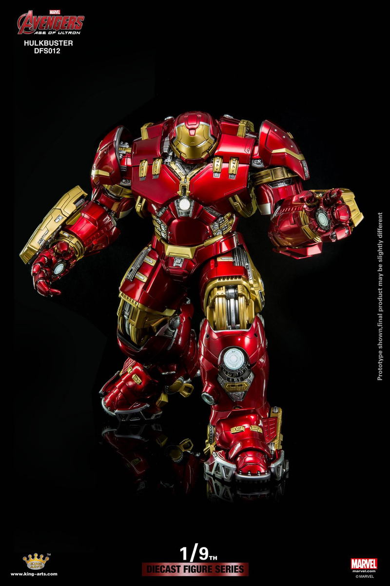 King Arts Avengers Age of Ultron 1/9 Diecast Figure Series: Hulkbuster image 4