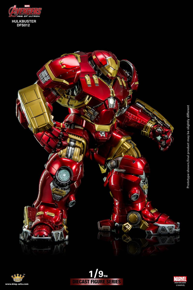 King Arts Avengers Age of Ultron 1/9 Diecast Figure Series: Hulkbuster image 5