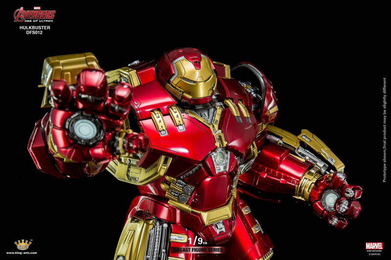 King Arts Avengers Age of Ultron 1/9 Diecast Figure Series: Hulkbuster image 8