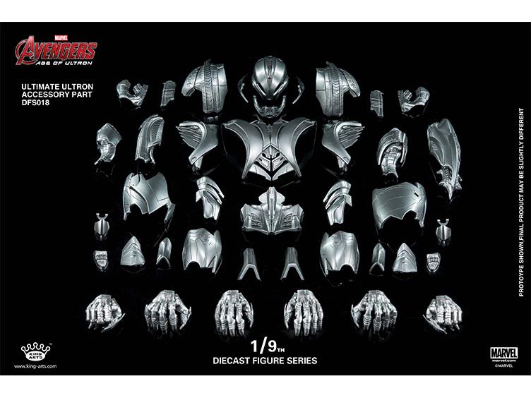 King Arts Avengers Age of Ultron 1/9 Diecast Figure Series Ultimate Ultron Accessory Part