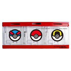 Pokemon Push Card Case 6 for 3DS (Monster Ball)