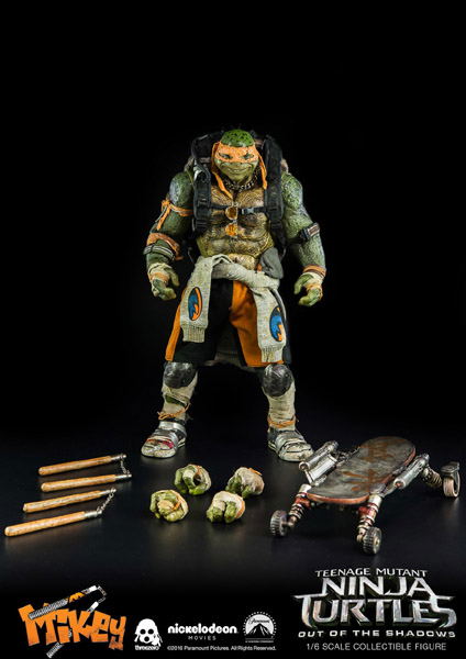 Teenage Mutant Ninja Turtles Out of the Shadows 1/6 Scale Collectible Figure: Michelangelo image 7