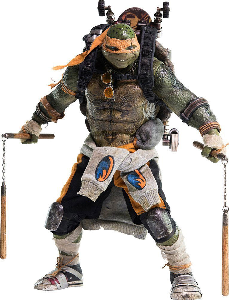 Teenage Mutant Ninja Turtles Out of the Shadows 1/6 Scale Collectible Figure: Michelangelo image 1
