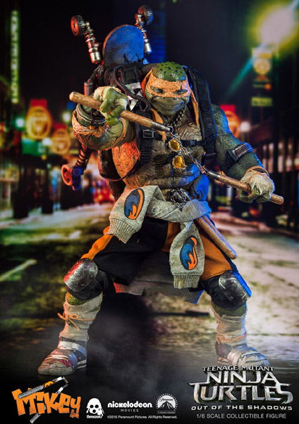 Teenage Mutant Ninja Turtles Out of the Shadows 1/6 Scale Collectible Figure: Michelangelo image 8