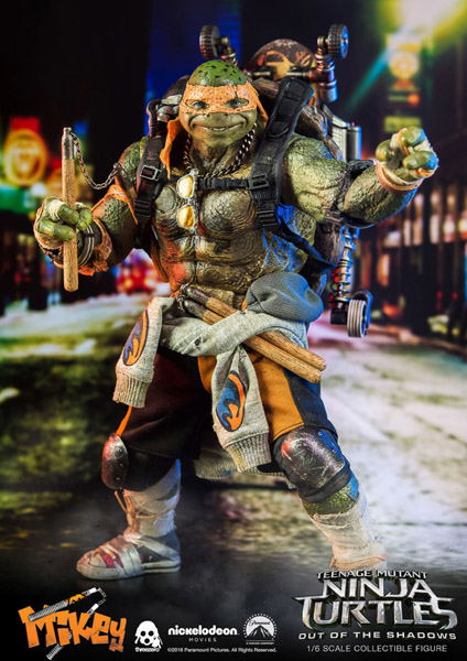 Teenage Mutant Ninja Turtles Out of the Shadows 1/6 Scale Collectible Figure: Michelangelo image 9