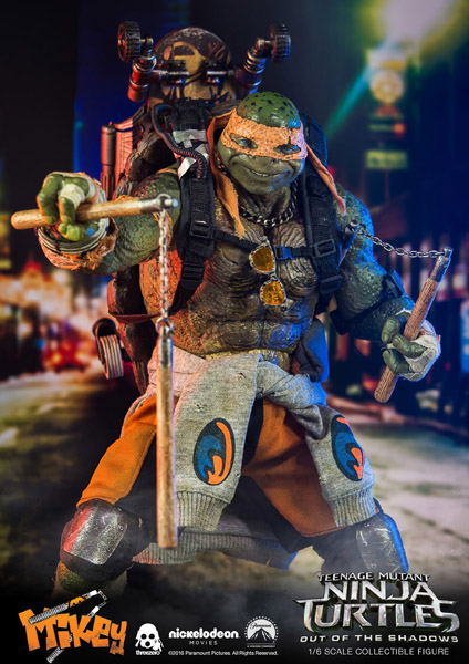 Teenage Mutant Ninja Turtles Out of the Shadows 1/6 Scale Collectible Figure: Michelangelo image 11