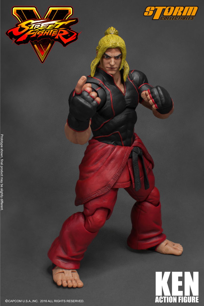 Street Fighter V 1/12 Scale Pre-Painted Action Figure: Ken image 1