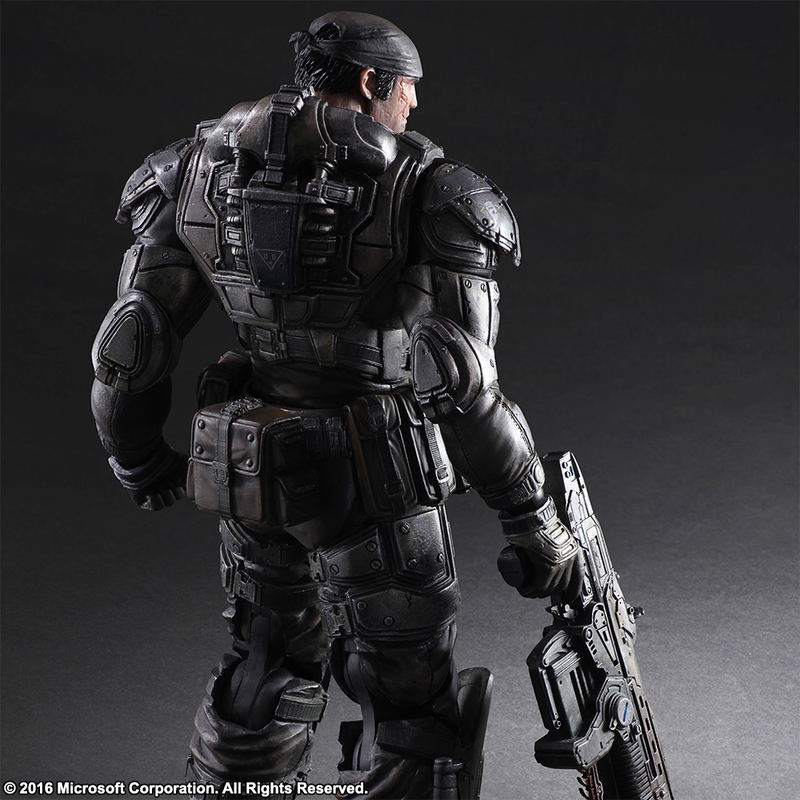 Gears of War Play Arts Kai: Marcus Fenix image 3
