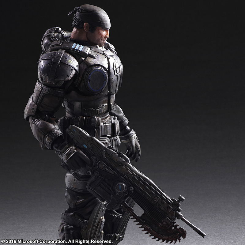 Gears of War Play Arts Kai: Marcus Fenix image 5