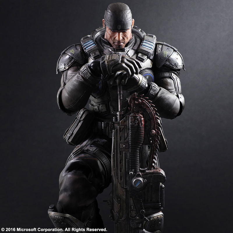 Gears of War Play Arts Kai: Marcus Fenix image 8