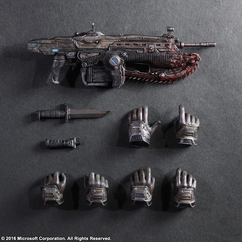 Gears of War Play Arts Kai: Marcus Fenix image 9