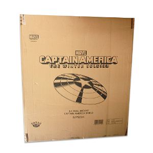 King Arts 1/1 Movie Props Series Captain America The Winter Soldier: Classic Captain America Shield (Wall Fixed Style)