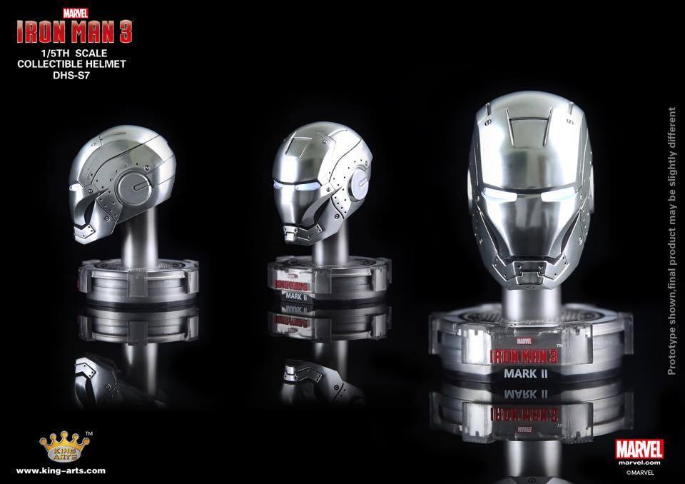 iron man 3 deluxe helmet Marvel Legends Electronic This highly detailed reproduction of Iron Mans Mark 85 helmet brings the epic conclusion of the Infinity Saga right to your collection First Look ! King Arts-