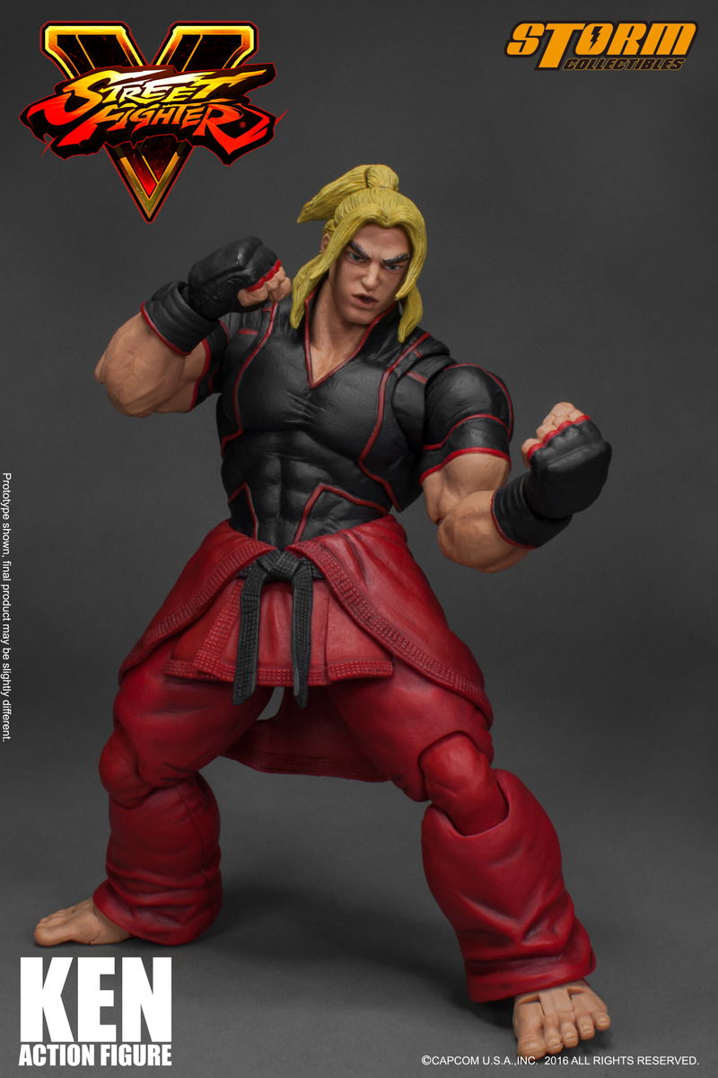 Street Fighter V 1/12 Scale Pre-Painted Action Figure: Ken image 5