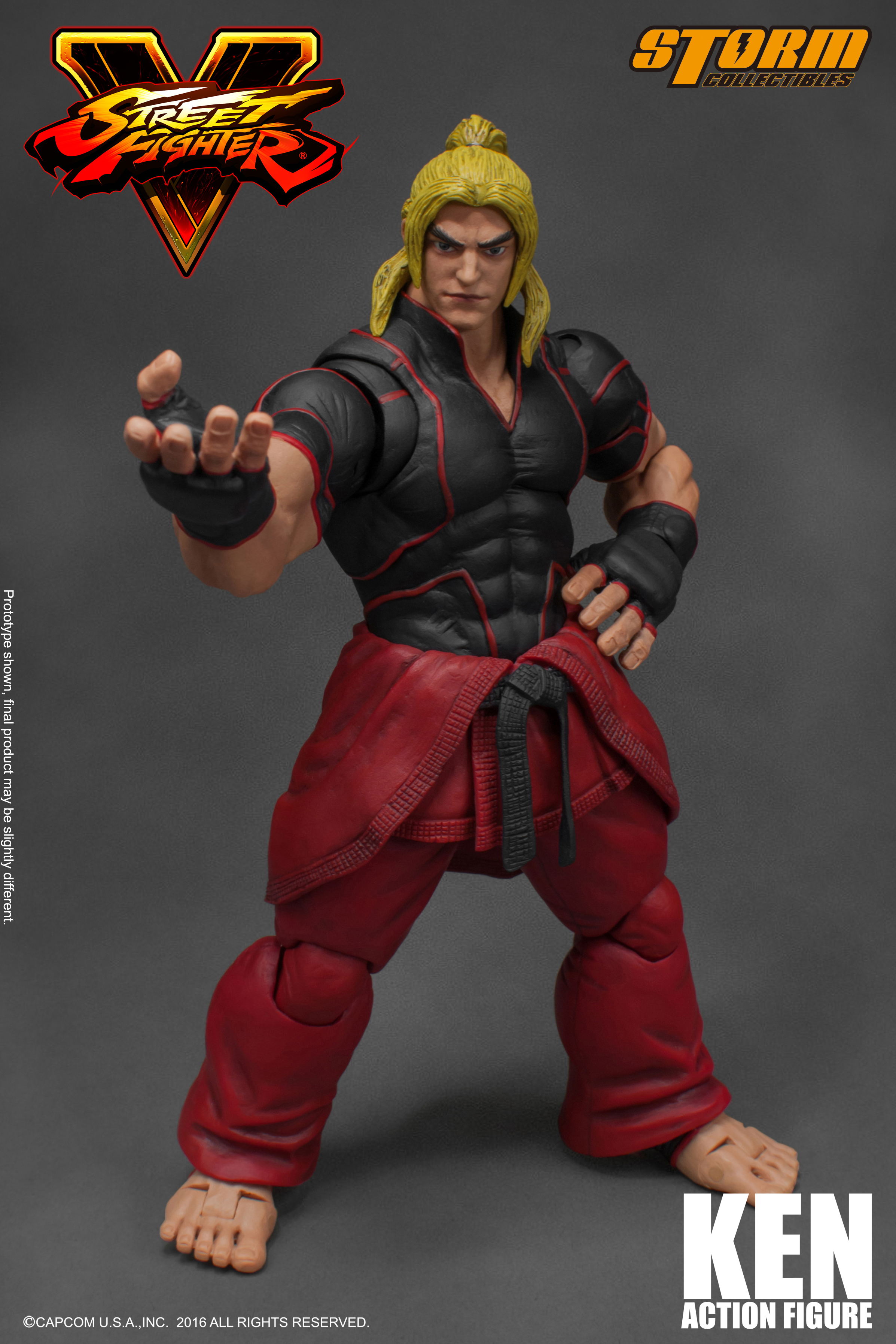 Street Fighter V 1/12 Scale Pre-Painted Action Figure: Ken