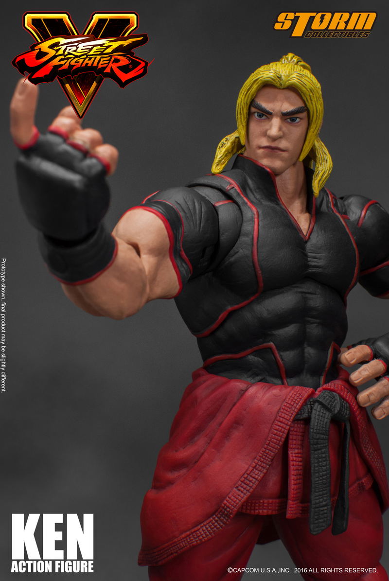 Street Fighter V 1/12 Scale Pre-Painted Action Figure: Ken image 8