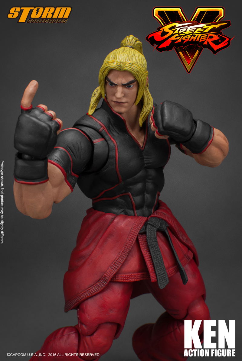 Street Fighter V 1/12 Scale Pre-Painted Action Figure: Ken image 9