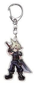 Dissidia Final Fantasy Acrylic Keychain: Cloud (Re-run) thumbnail 1